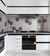 Modern Luxury Villa Kitchen Cabinets
