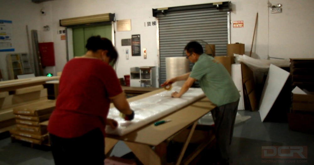 Export packaging and global shipping for custom joinery products