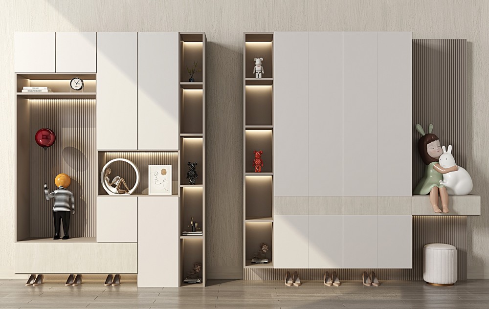 Integrated Entrance Hall Cabinet Full Custom Solution Integrated Entrance Hall Cabinet Full Custom Solution