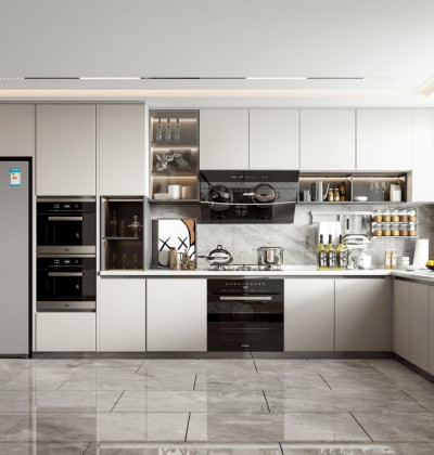 Custom Modular Modern Kitchen Cabinet