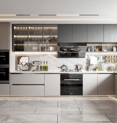 Modern Kitchen Cabinet Set