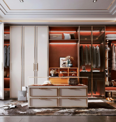 Modern Walk in Closet Wardrobe
