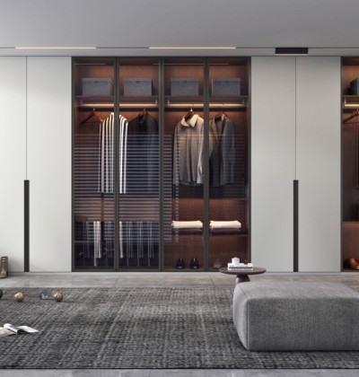Modern Minimalist Wardrobe Cabinet