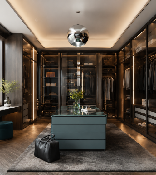 Modern Walk-In Closet Layout Ideas for Luxury Homes