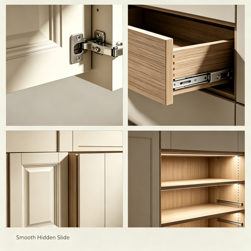 Custom Solid Wood Kitchen Cabinets