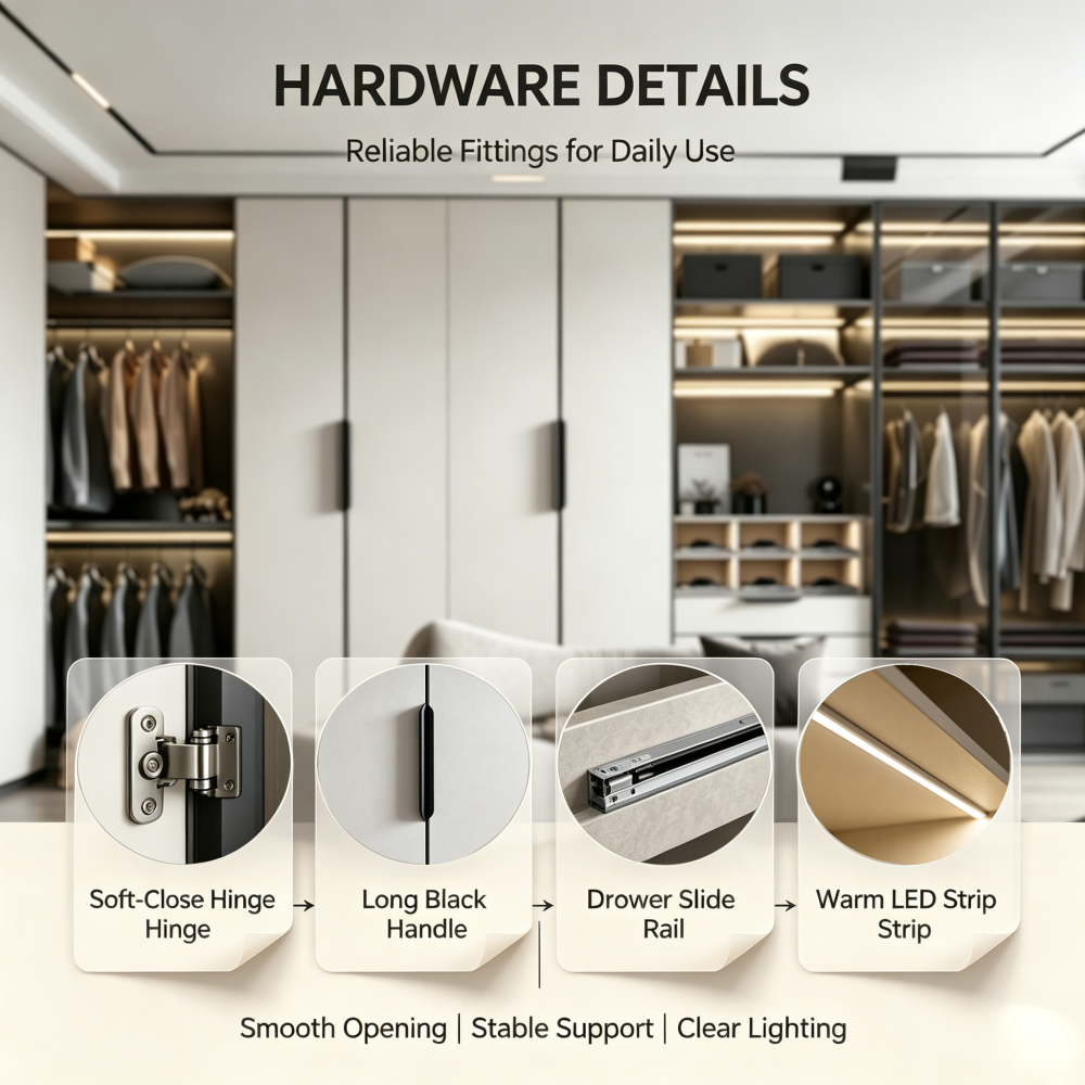 Custom Built-in Wardrobe for Modern Homes
