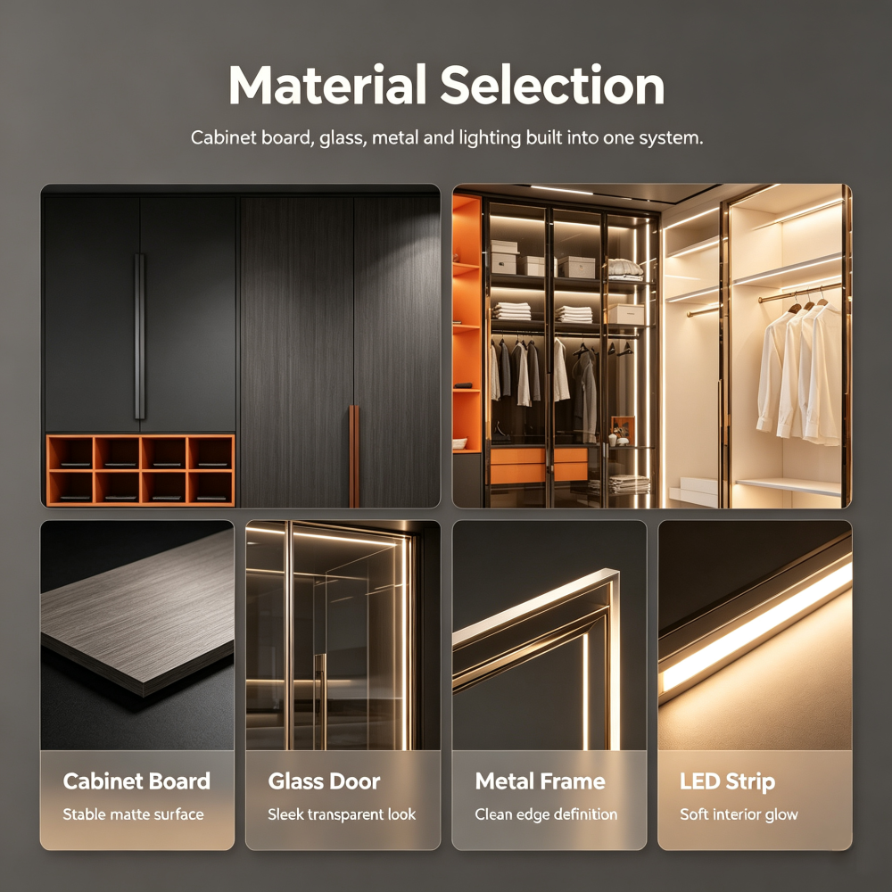 Modern Custom Wardrobe for Bedroom