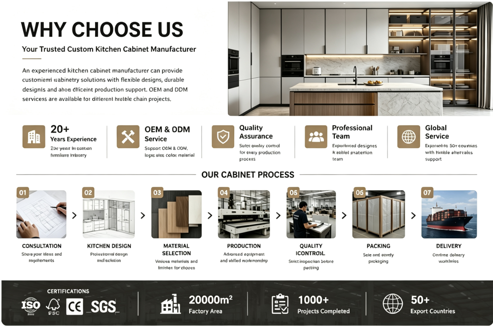 Custom Solid Wood Kitchen Cabinets for Modern Homes Custom Solid Wood Kitchen Cabinets for Modern Homes