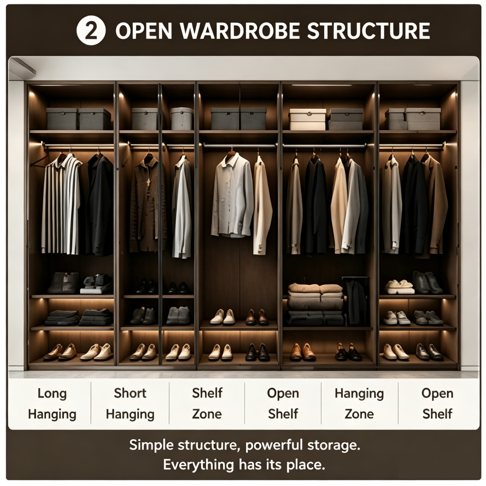 Modern Minimalist Wardrobe Cabinet