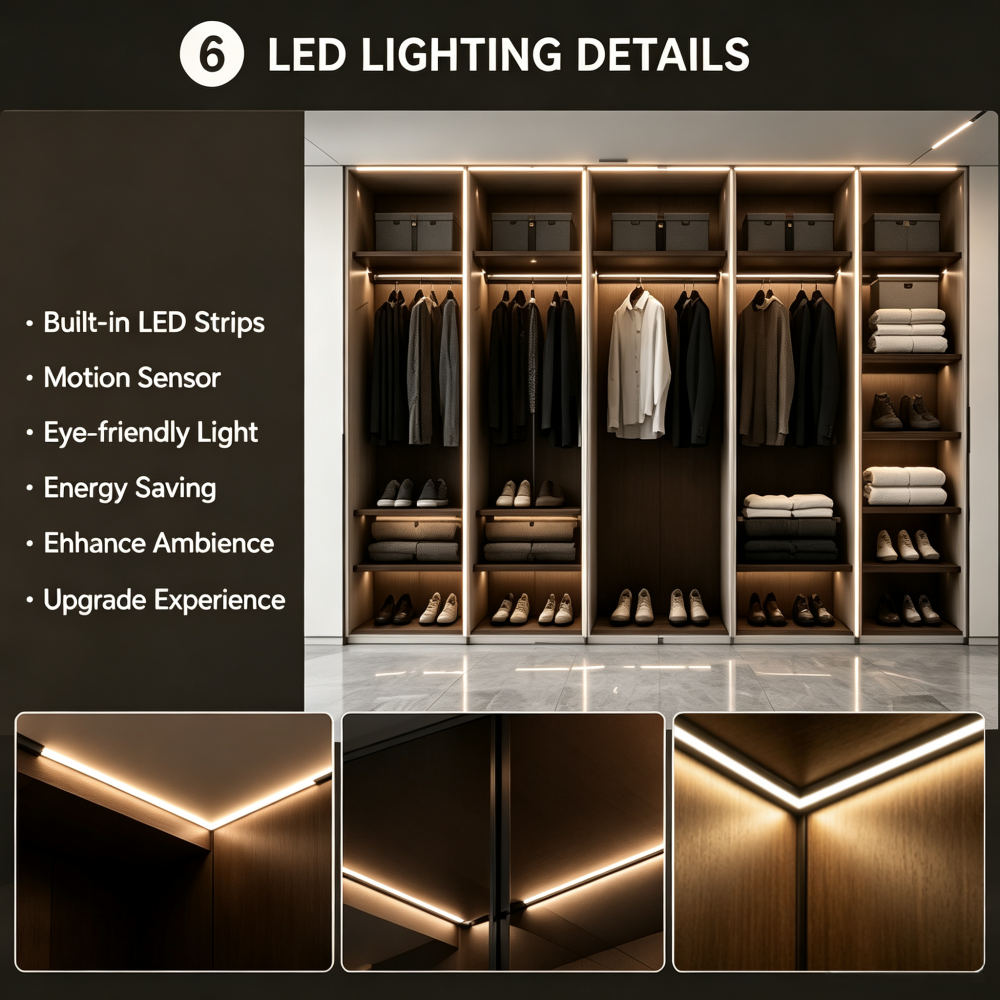 Modern Minimalist Wardrobe Cabinet