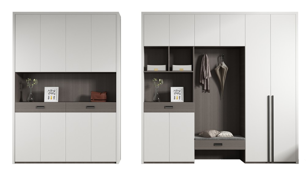 Built-In Shoe Storage Cabinet {alt_attr_replace}