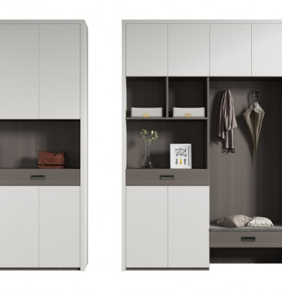 Built-In Shoe Storage Cabinet