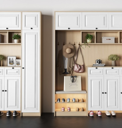 Custom Shoe Storage Cabinet