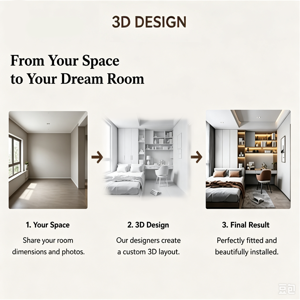 Bedroom Storage Wall Cabinet Wardrobe Desk Display Shelf Unit