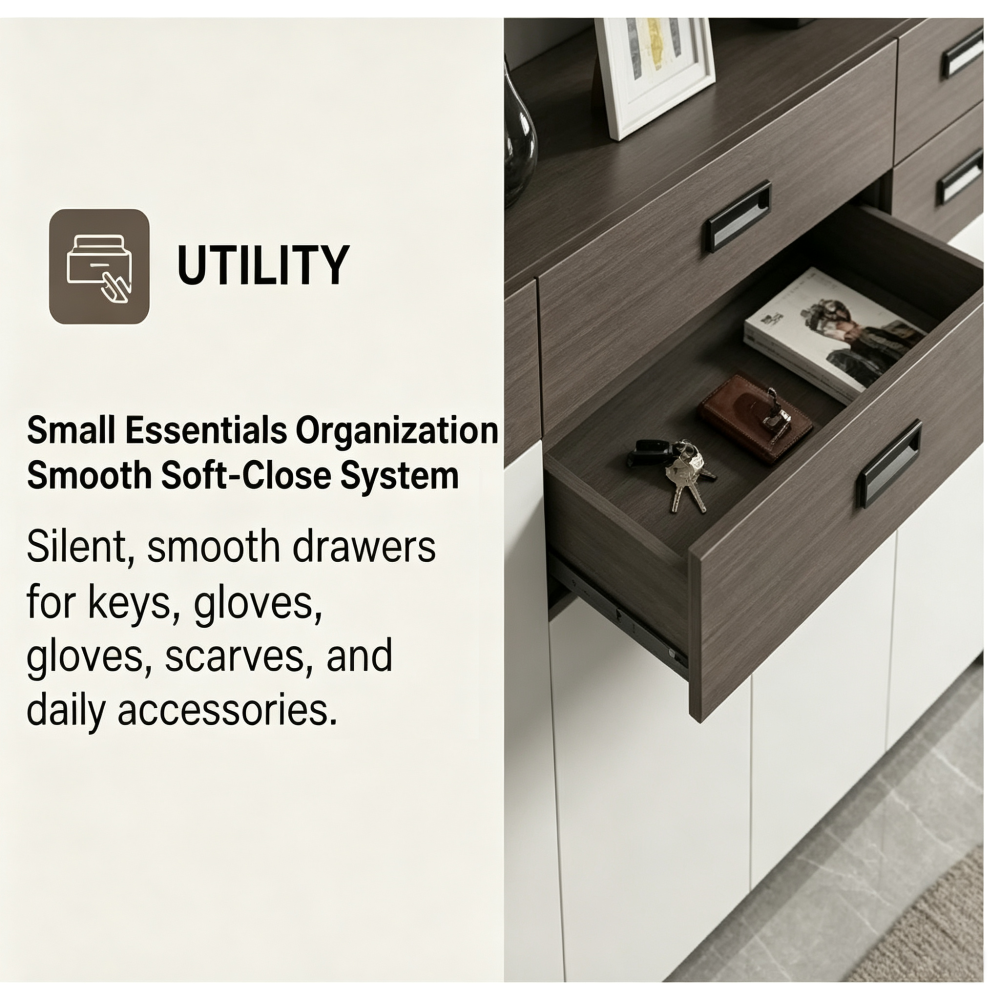 Built-In Shoe Storage Cabinet