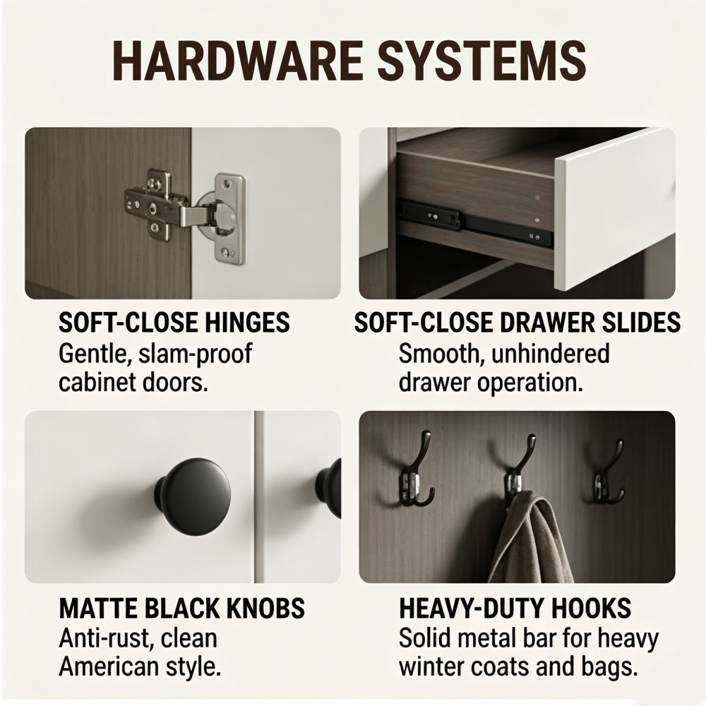 Built-In Shoe Storage Cabinet