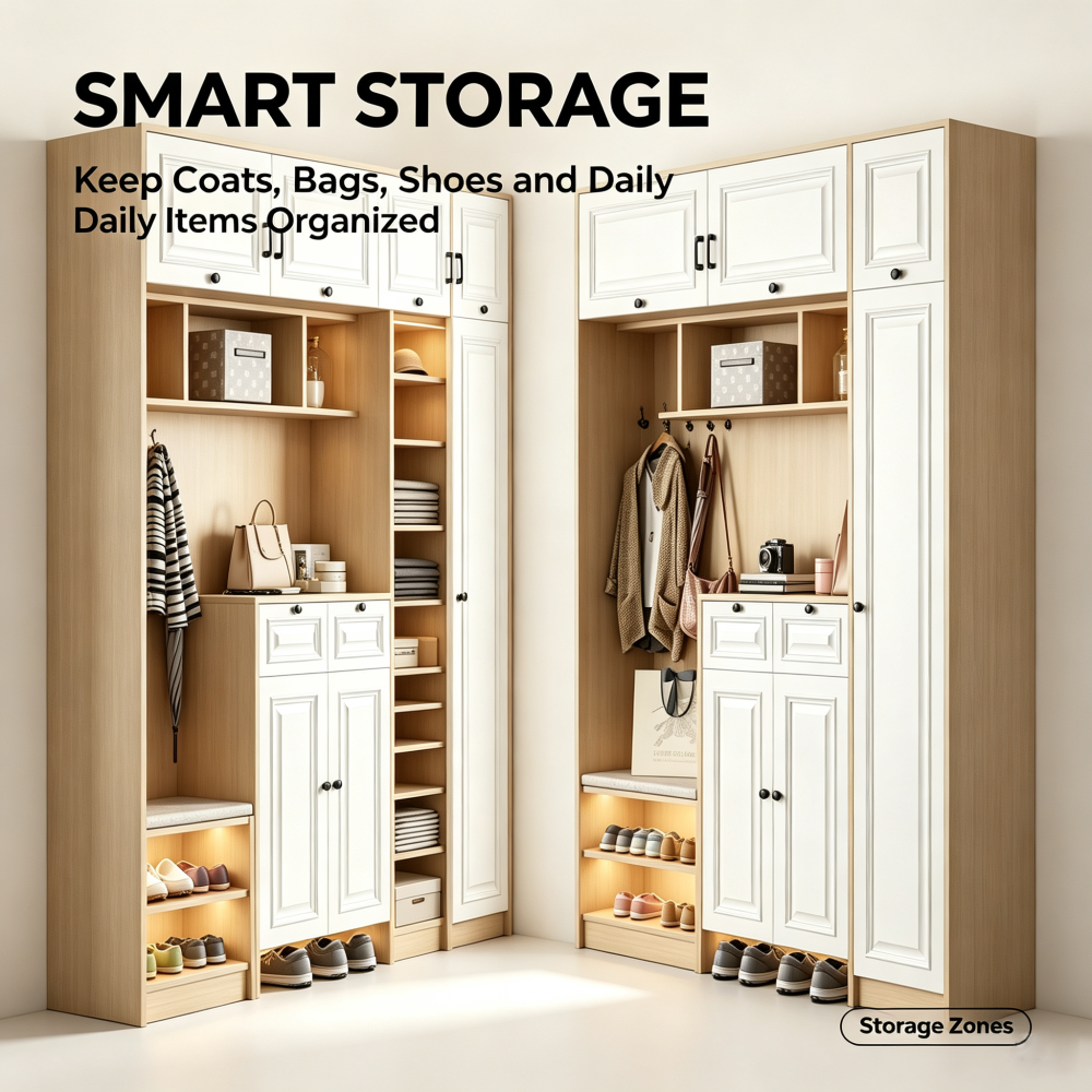 Custom Shoe Storage Cabinet