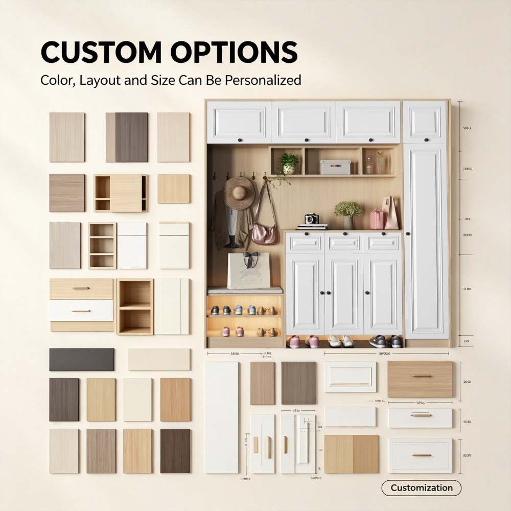 Custom Shoe Storage Cabinet