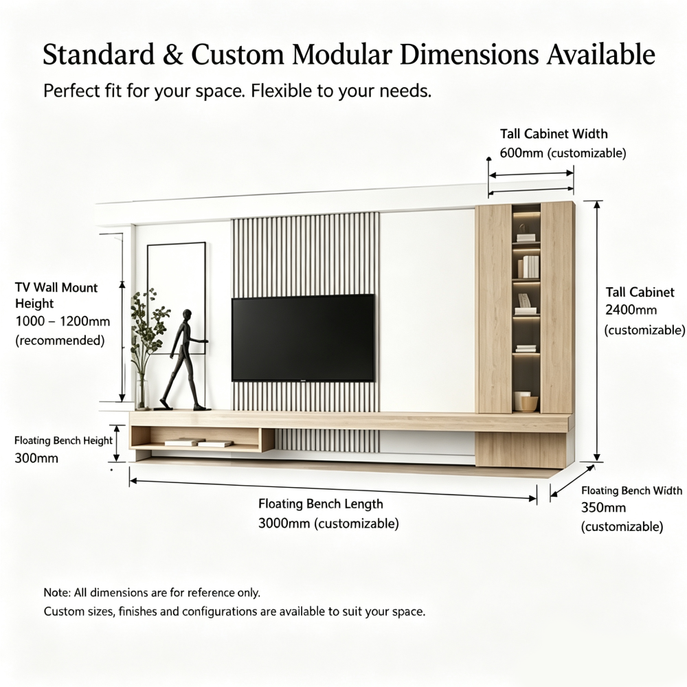 Custom Tv Wall Unit for Living Room