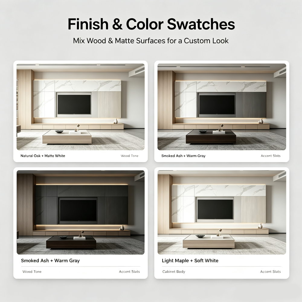 Modern TV Console for Living Room