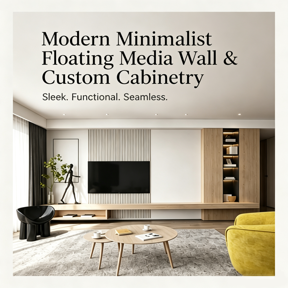 Custom Tv Wall Unit for Living Room