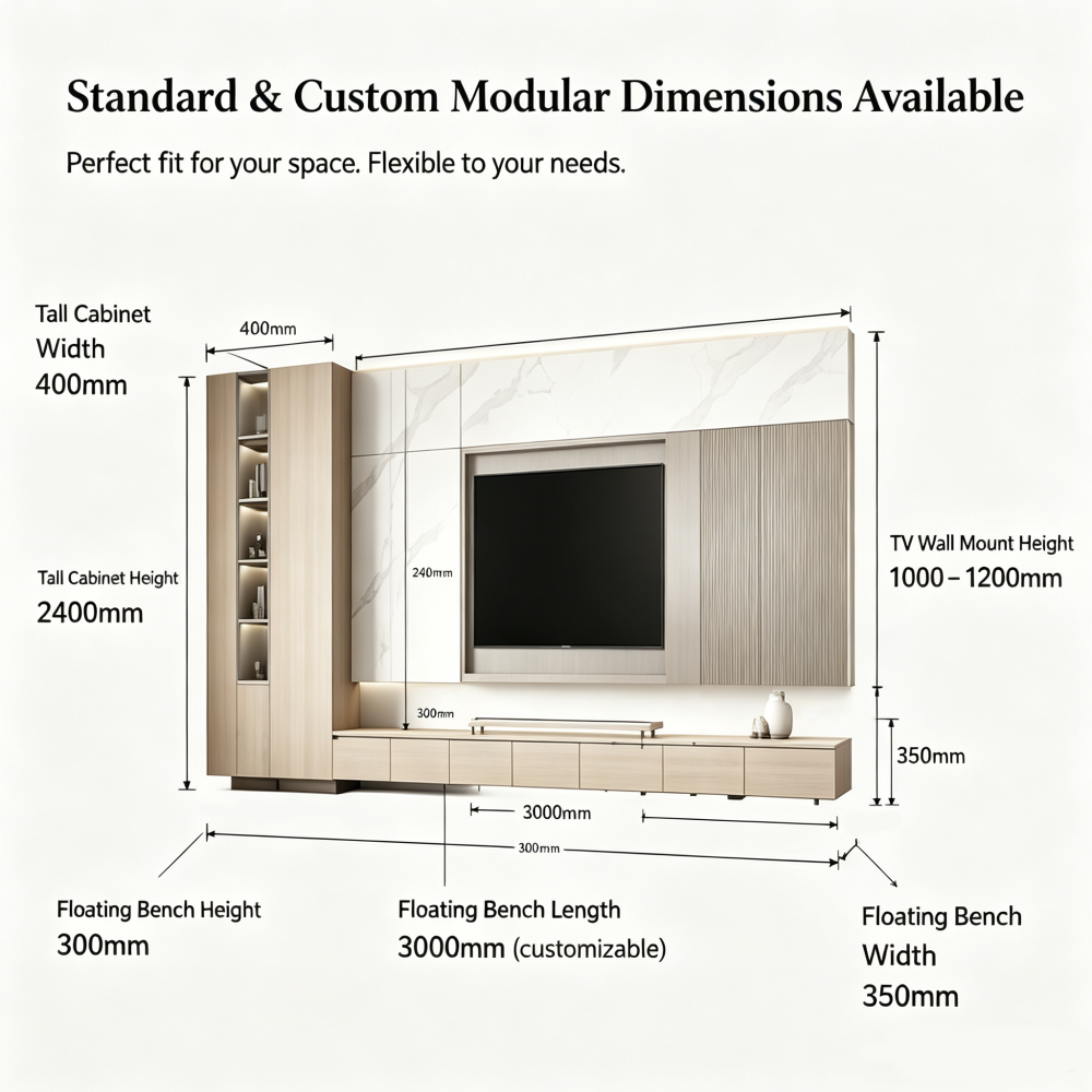 Modern TV Console for Living Room