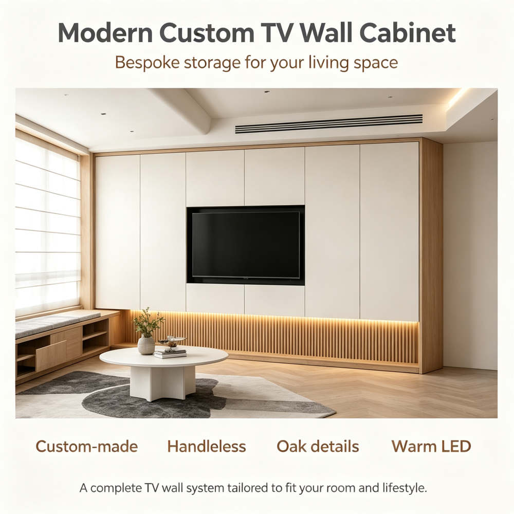 Custom Tv Cabinet and Media Wall