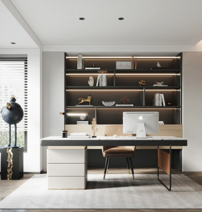Custom Modern Bookshelf & Built-In Bookcase