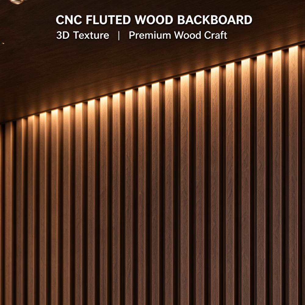 Modern Built in Solid Wood Wine Cabinet