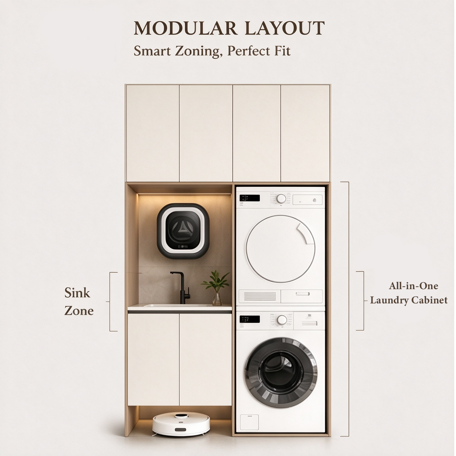 Custom Laundry Room Cabinets