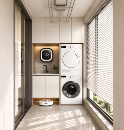 Custom Laundry Room Cabinets