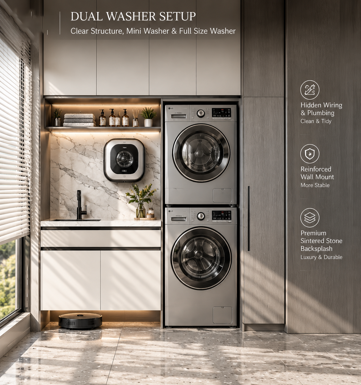 Custom Laundry Room CabinetsI