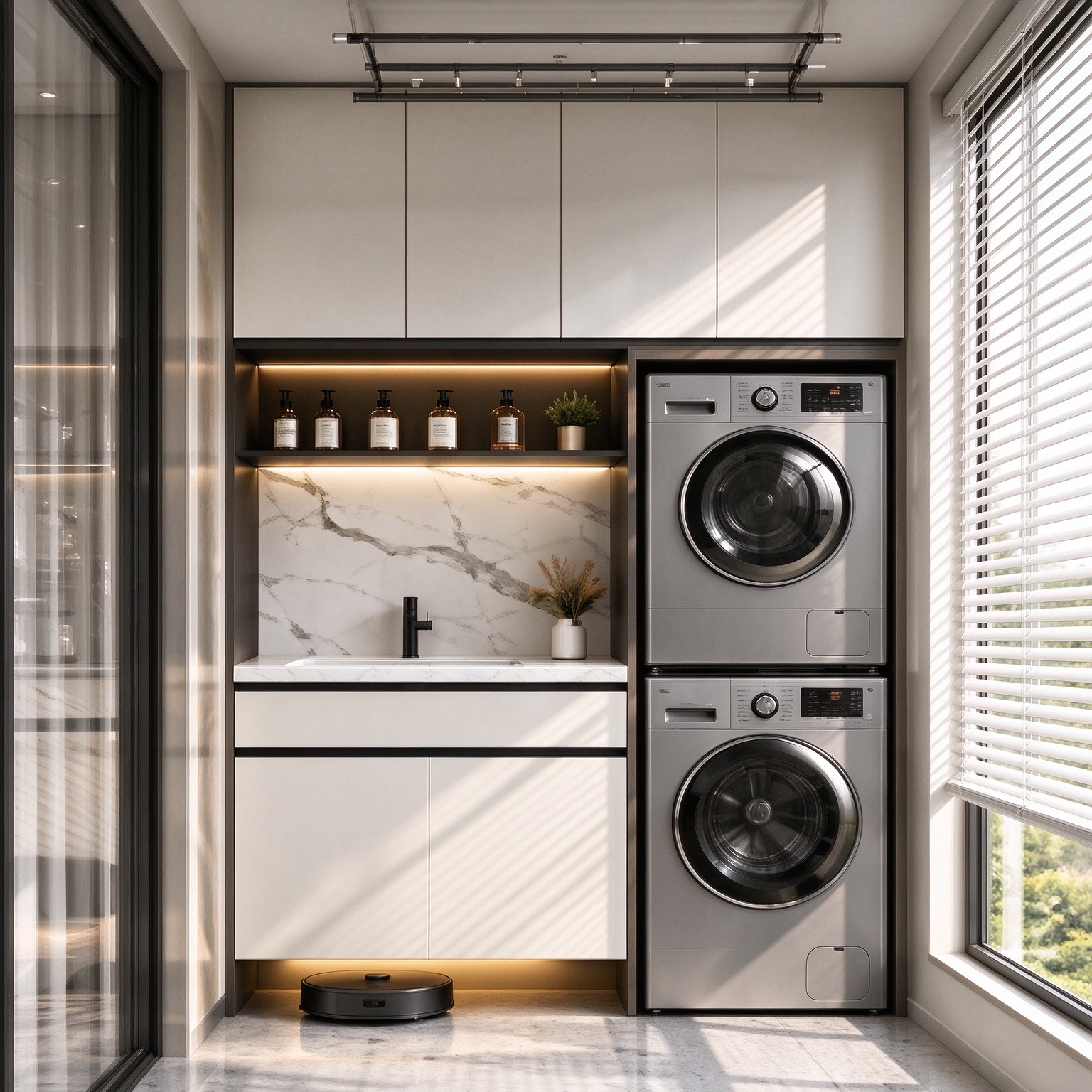 Custom Laundry Room CabinetsI {alt_attr_replace}