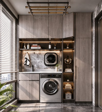 Modern Laundry Room Cabinetsr