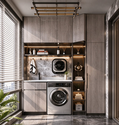 Modern Laundry Room Cabinetsr