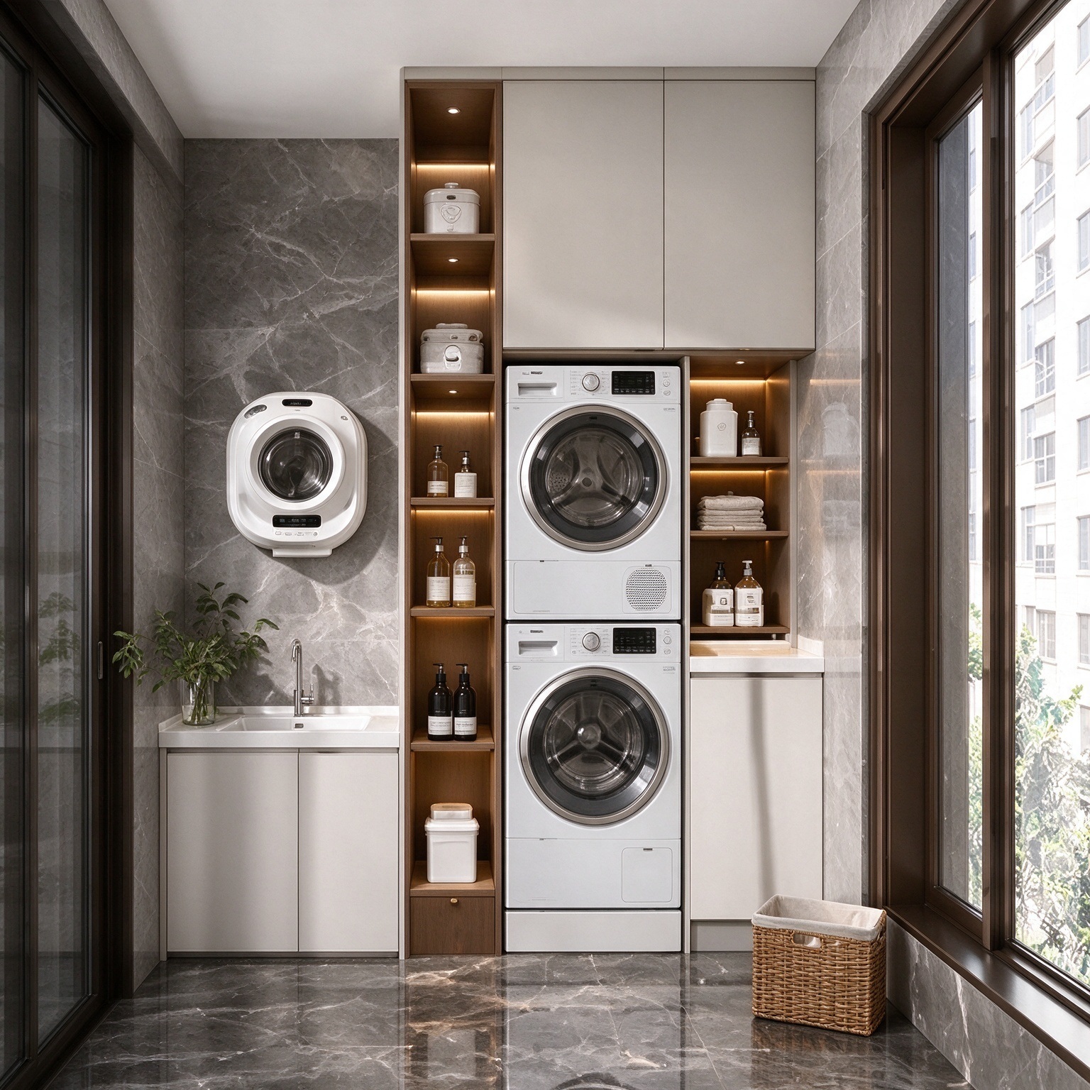 Luxury Modern Laundry Room Cabinets Luxury Modern Laundry Room Cabinets