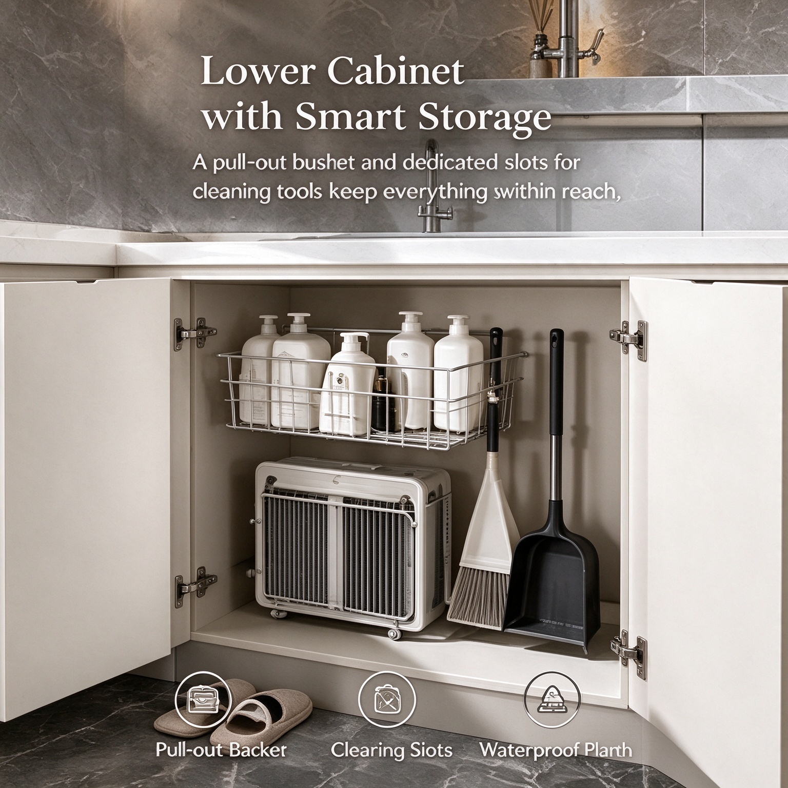 Luxury Modern Laundry Room Cabinets