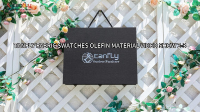 ОБРАЗЦЫ ТКАНИ TANFLY ОБРАЗЦЫ ОЛЕФИНОВОГО МАТЕРИАЛА ВИДЕО-ШОУ 2-3