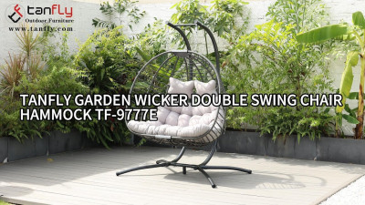 Tanfly Garden Wicker Podwójny fotel bujany hamak TF-9777e