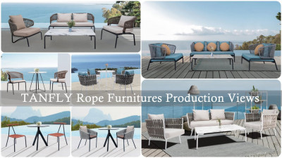 Vistas de producción de muebles de cuerda TANFLY