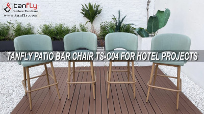 Silla de bar para patio TANFLY TS-C04 para proyectos hoteleros