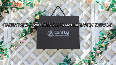 ОБРАЗЦЫ ТКАНИ TANFLY ОБРАЗЦЫ ОЛЕФИНОВОГО МАТЕРИАЛА ВИДЕО-ШОУ 1-3