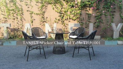 TANFLY Wicker Chair and Table TF 91001