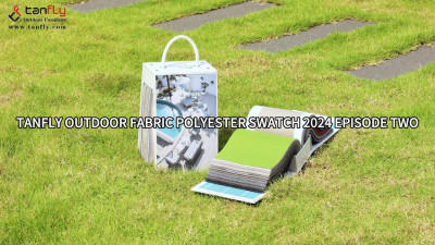 Ткань Tanfly Outdoor из полиэстера, образец, серия 2024 г.