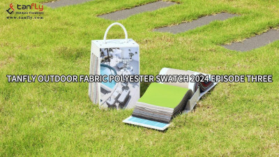 Ткань Tanfly Outdoor из полиэстера, образец, серия 2024 г.