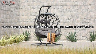 TANFLY GARDEN WICKER ROPE WEAVING СКЛАДНОЕ КАЧЕЛЯ TF-9777D