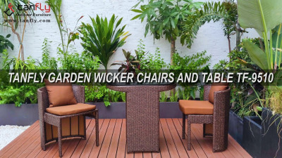 TANFLY GARDEN ПЛЕТЕННЫЕ СТУЛЬЯ И СТОЛ TF-9510