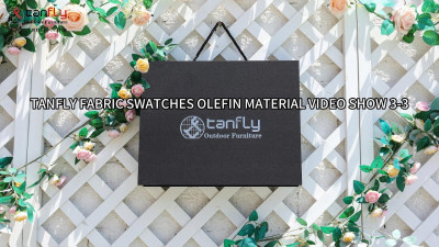 ОБРАЗЦЫ ТКАНИ TANFLY ОБРАЗЦЫ ОЛЕФИНОВОГО МАТЕРИАЛА ВИДЕО-ШОУ 3-3