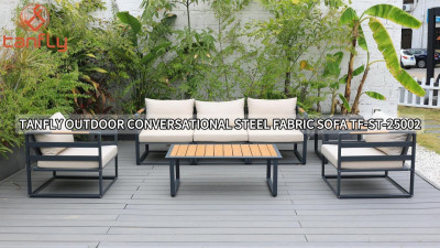 Tanfly Outdoor Conversational Stålstofsofa TF-ST-25002