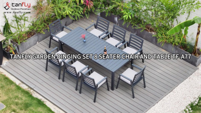 Tanfly Garden Dining Sæt 8 personers stol og bord TF-A77